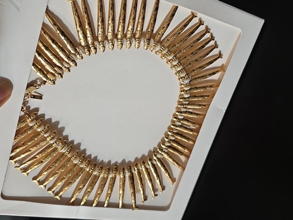 ZARA Fish Bib Necklace - Picture 6 of 16